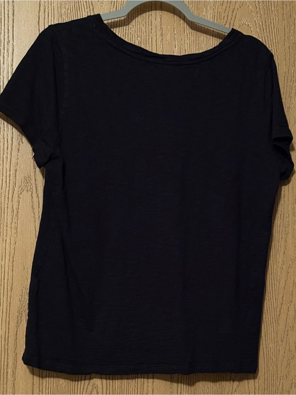 Soma Black V-Neck Tee with 'Mornings Are for Mimosas' Script - Picture 2 of 3